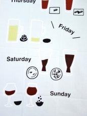 画像2: にじゆらの手ぬぐい　happy beer time (2)