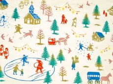 画像1: にじゆらの手ぬぐい　christmas textile (1)