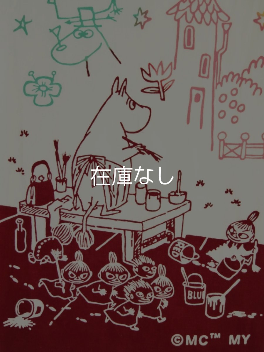 画像1: ムーミン手ぬぐい　ムーミンママ&落書き (1)