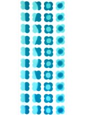 画像2: 【期間限定】アトリエラヒヨの手ぬぐい　さしわけ 小柄 緑（お一人様一点限り） (2)
