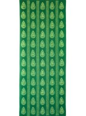 画像2: 【期間限定】アトリエラヒヨの手ぬぐい　ペイズリーライン 緑（お一人様一点限り） (2)