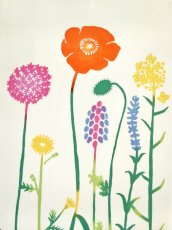 画像1: 手ぬぐい　花みくじ (1)