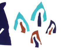 画像3: 中村染工場の手ぬぐい　水芭蕉と熊 (3)