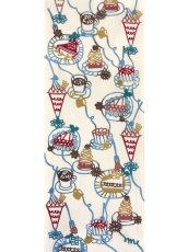 画像3: 【3月の期間限定】木下恵の手ぬぐい　ダイエットは明日から くり色 (3)