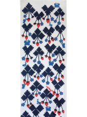 画像3: 【3月の期間限定】木下恵の手ぬぐい　いちご畑 はいいろ (3)