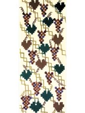 画像3: 【3月の期間限定】木下恵の手ぬぐい　ぶどう棚 ちゃいろ (3)