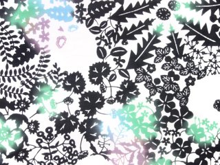 とことわの手ぬぐい 野花スカル night - 手ぬぐい専門店 こっさ。