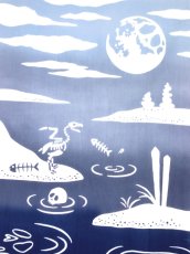 画像2: JIKAN STYLE（旧 気音間）の手ぬぐい　三途の川釣り (2)