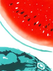 画像1: 手ぬぐい　スイカ (1)