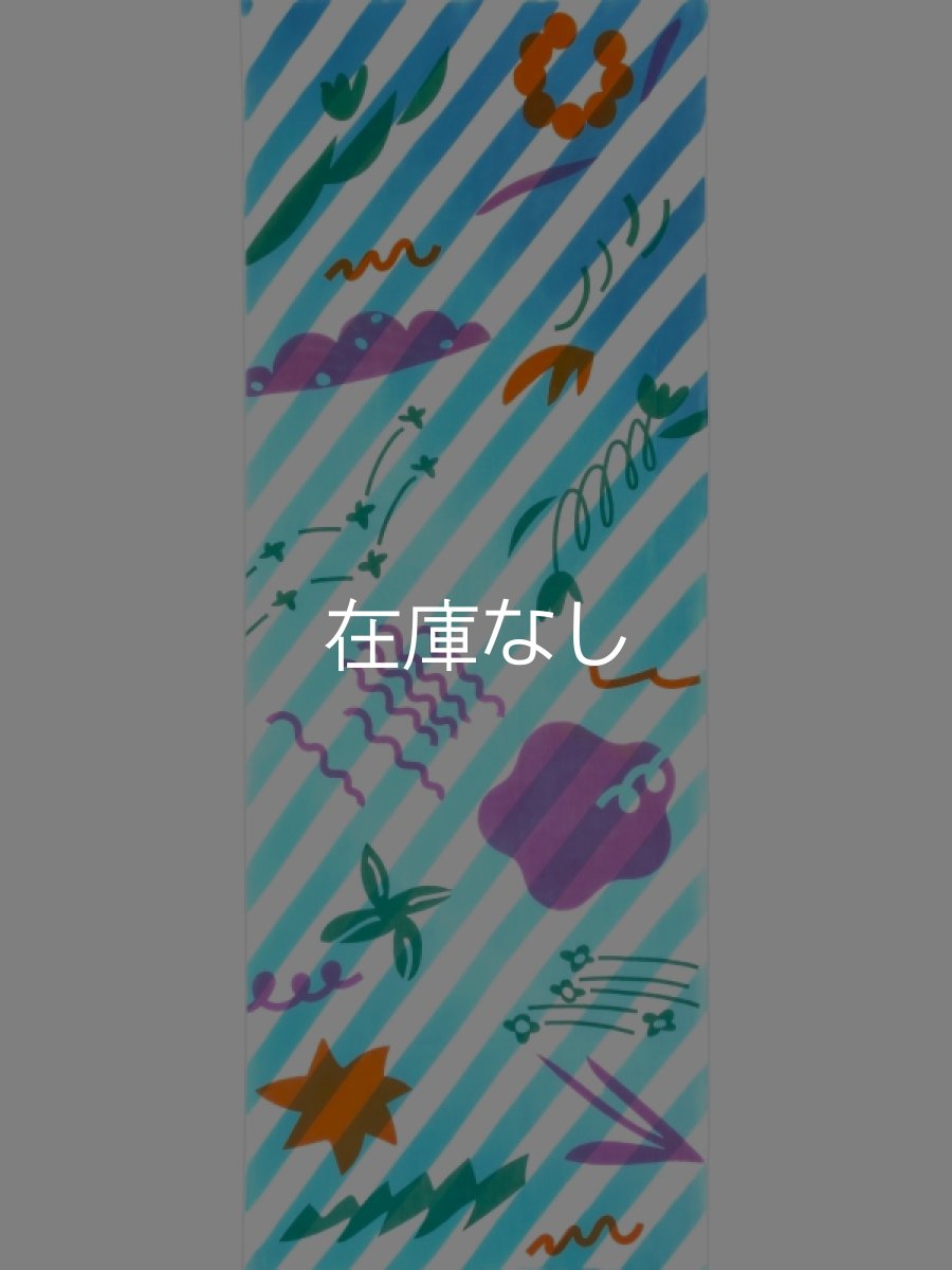 画像3:  【お買い得40％OFF】【ギフト包装不可】 SOSOGの手ぬぐい　まいにち［ダイアゴナル ブルー］ (3)