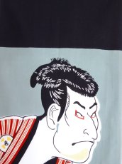 画像2: 【蔦重ゆかりの浮世絵師】手ぬぐい　三世大谷鬼次の奴江戸兵衛 (2)