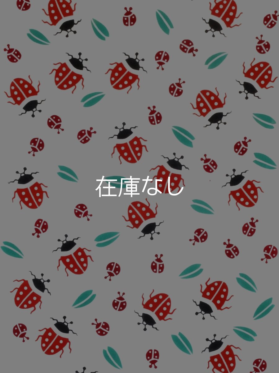 画像1:  【お買い得30％OFF】【ギフト包装不可】 梨園染の手ぬぐい　てんとう虫 (1)