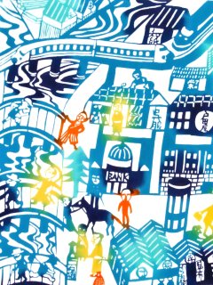 梨園染の手ぬぐい* お江戸日本橋 - 手ぬぐい専門店 こっさ。