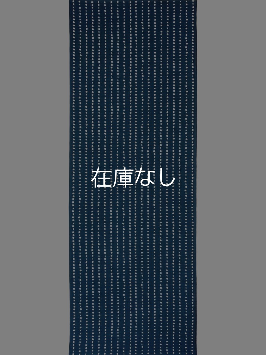 画像2: 染の安坊の手ぬぐい　いろまめ 地染め 濃藍 (2)