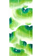 画像4: 手ぬぐい　甘雨の蛙 (4)