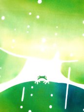 画像3: 手ぬぐい　甘雨の蛙 (3)