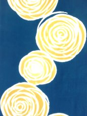 画像1: 【期間限定】東京和晒の手ぬぐい　バラのワルツ 黄華 (1)