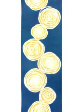 画像2: 【期間限定】東京和晒の手ぬぐい　バラのワルツ 黄華 (2)