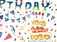 画像2: 【期間限定】JOYの手ぬぐい　HAPPY BIRTHDAY (2)