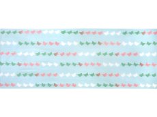 画像2:  【期間限定、6月8日20時〜販売開始】 沢瀉屋の手ぬぐい　お花見団子のふりした千鳥ストライプ (2)