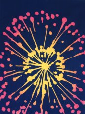 画像3: 手ぬぐい　宵の花 煙火一閃 (3)