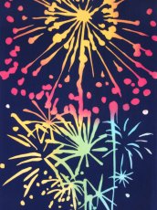 画像2: 手ぬぐい　宵の花 煙火一閃 (2)