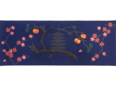 画像4:  【期間限定、7月7日20時〜販売開始】 注染工房の手ぬぐい　柿くへば〜 夜 (4)