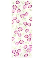 画像2:  【期間限定、7月7日20時〜販売開始】 注染工房の手ぬぐい　コスモス オフホワイト (2)