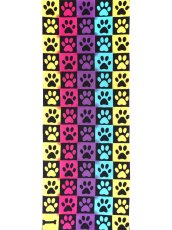 画像2:  【期間限定、7月7日20時〜販売開始】 注染工房の手ぬぐい　市松肉球 縦グラデーション (2)