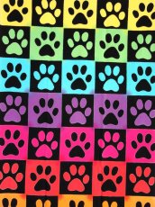 画像1:  【期間限定、7月7日20時〜販売開始】 注染工房の手ぬぐい　市松肉球 横グラデーション (1)
