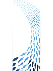 画像3: 手ぬぐい　青の大群 (3)