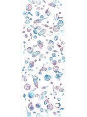 画像3: 【期間限定】ふんどしゆうこの手ぬぐい　貝殻づくし 夏の色ぼかし染め (3)