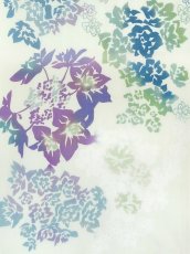 画像2: 【期間限定、8月5日20時〜販売開始】彩注染手拭い美香の手ぬぐい　紫陽花 浮 ベージュ (2)