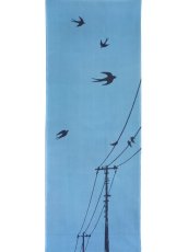 画像4: 【期間限定】ふんどしゆうこの手ぬぐい　ツバメ 盛夏 (4)