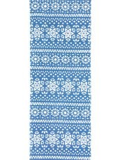 画像2: nugooNEXTの手ぬぐい　雪華模様 青 (2)