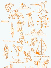 画像1: nugooNEXTの手ぬぐい　スポーツ (1)