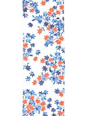 画像3: 染の安坊の手ぬぐい　染付色絵 紅葉 (3)