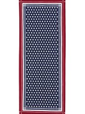 画像2: 【期間限定、9月7日20時〜販売開始】アトリエラヒヨの手ぬぐい　マメフチ 赤フチ（お一人様一点限り） (2)