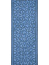 画像2: 【期間限定、9月7日20時〜販売開始】アトリエラヒヨの手ぬぐい　花壇 ブルーグレー（お一人様一点限り） (2)