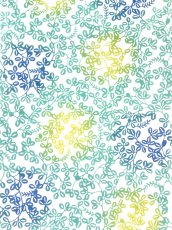 画像1: 梨園染の手ぬぐい　萩 (1)