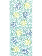 画像2: 梨園染の手ぬぐい　萩 (2)
