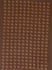 画像1: nugooNEXTの手ぬぐい　珈琲豆 楽園 極深煎 (1)