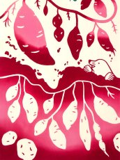 画像3: 気音間の手ぬぐい　お芋掘り (3)