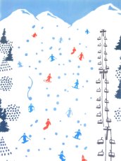 画像1: nugooNEXTの手ぬぐい　スキー＆スノボ (1)