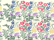 画像1: にじゆらの手ぬぐい　like a Block Print マルチカラー (1)