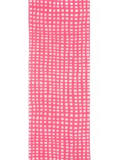 画像2: 【期間限定】amiuの型染め手ぬぐい　格子 ベリーピンク (2)