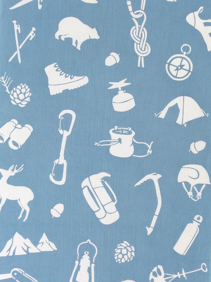 画像1: 【期間限定】amiuの型染め手ぬぐい　クライミング (1)