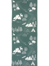 画像2: 【期間限定】amiuの型染め手ぬぐい　キャンプ (2)