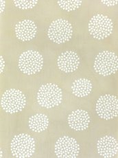 画像1: 【期間限定】amiuの型染め手ぬぐい　PonPon ラテ (1)