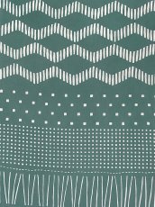 画像1: 【期間限定】amiuの型染め手ぬぐい　層 (1)